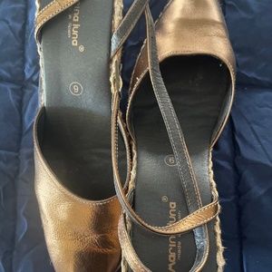 Bronze shoes